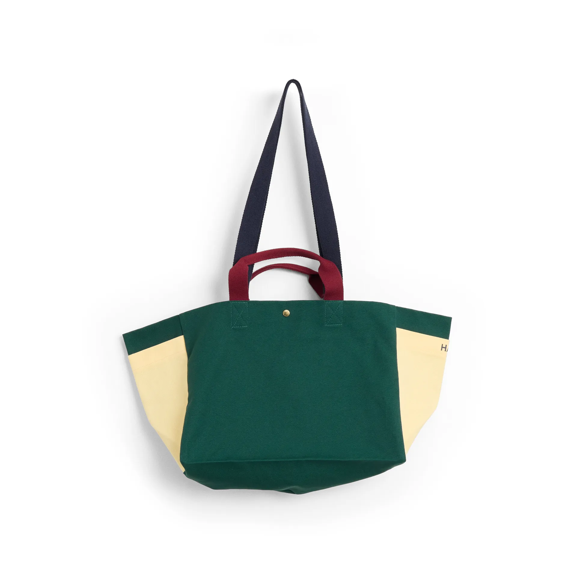 Weekend Bag Organic väska S, Dark green multi HAY