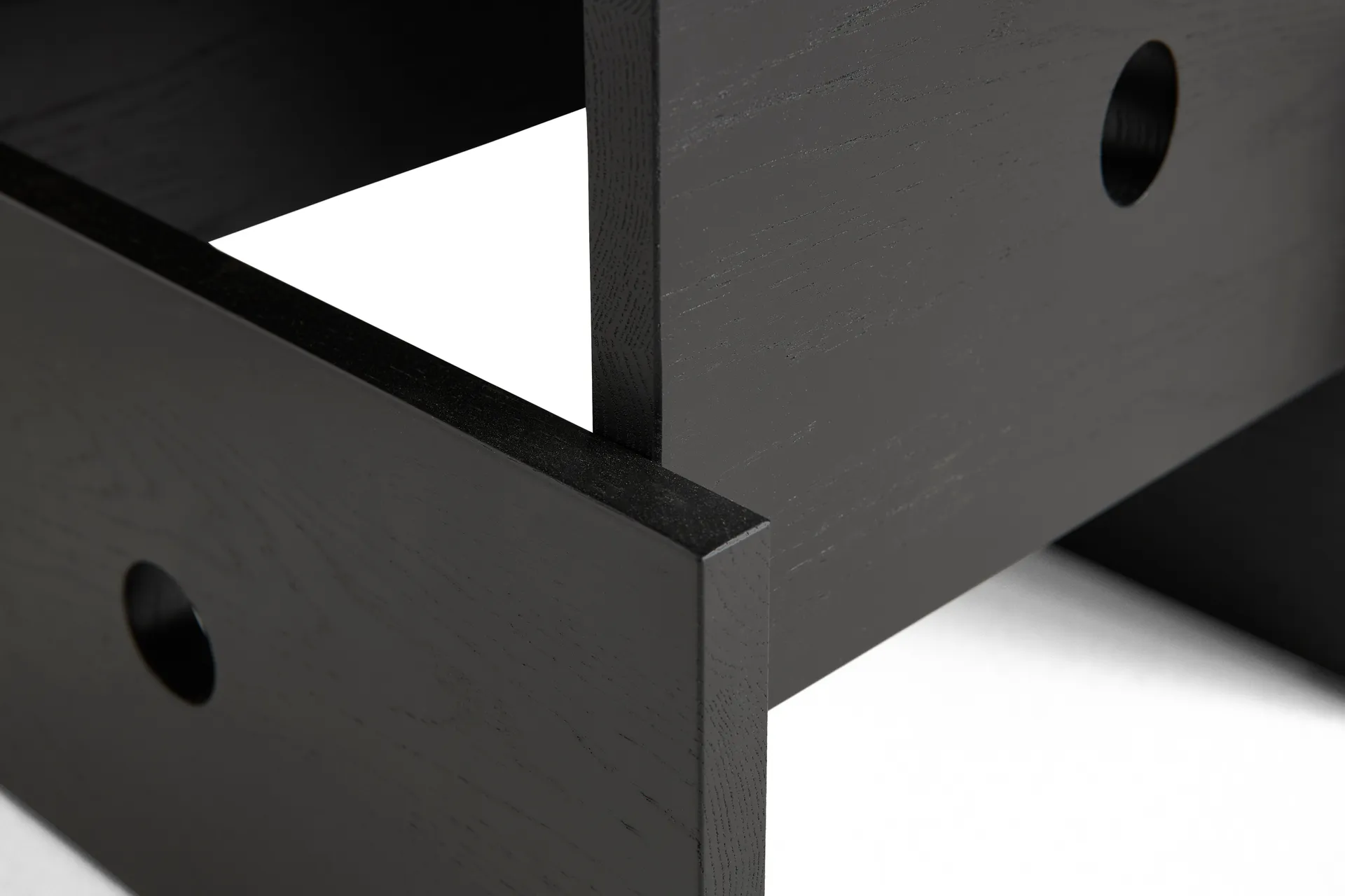 Wood Box soffbord, Svartlackerad ek HAY