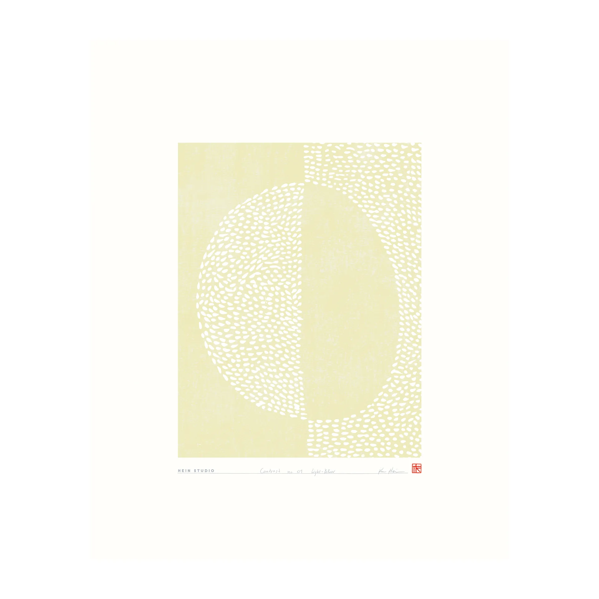 Contrast poster 40x50 cm, No. 01 Hein Studio