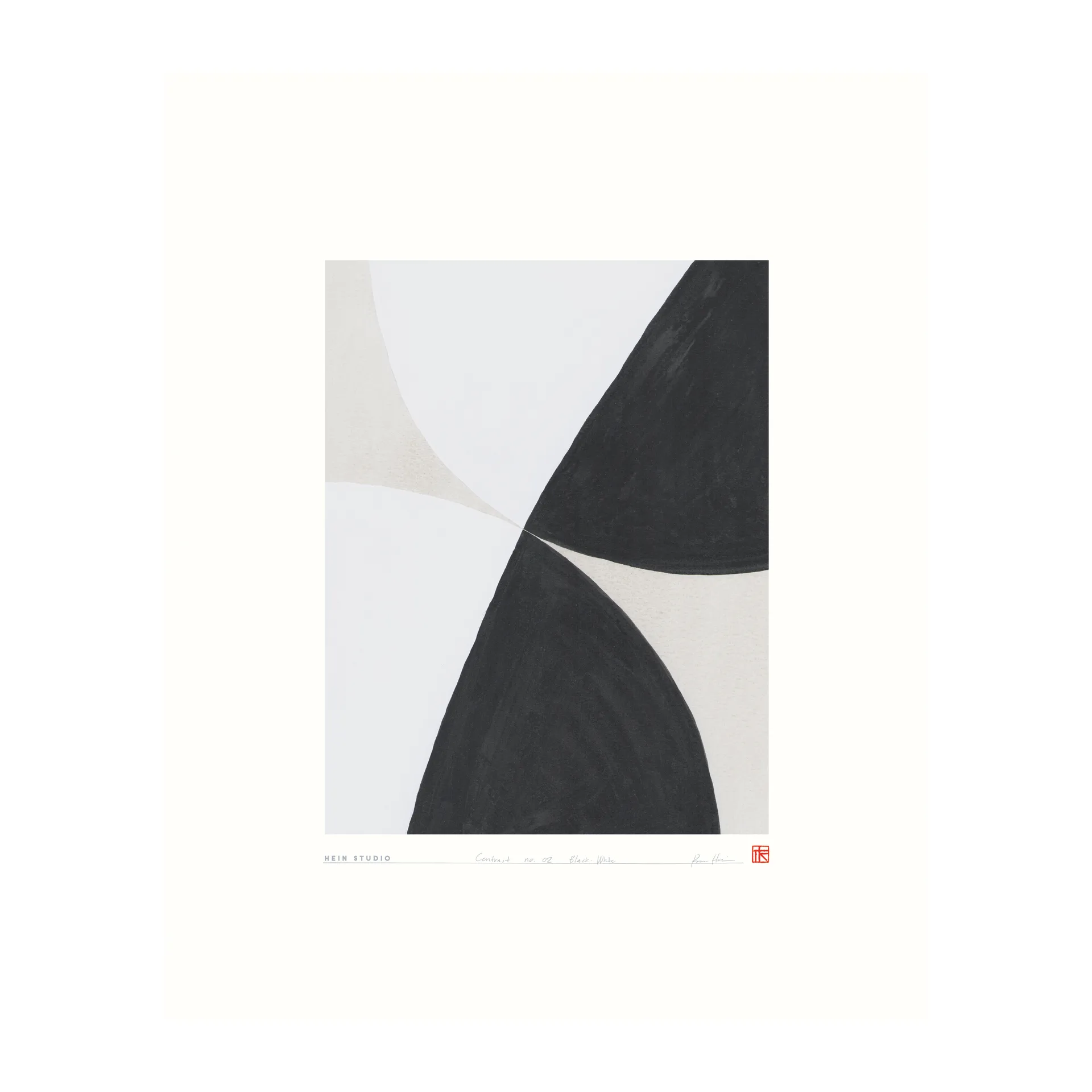 Contrast poster 40x50 cm, No. 02 Hein Studio