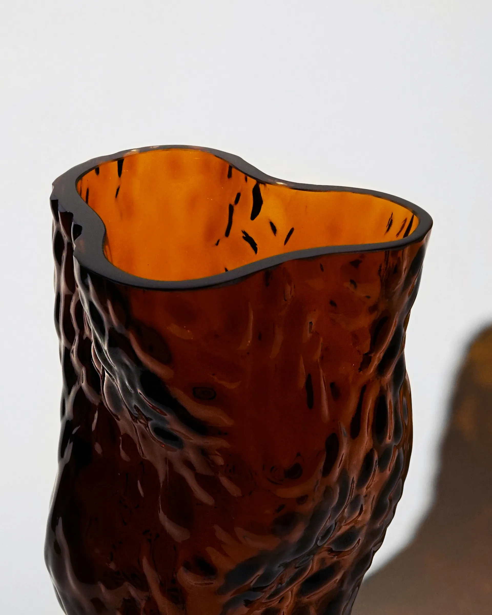 Ostrea Rock vas glas 30 cm, Rust Hein Studio