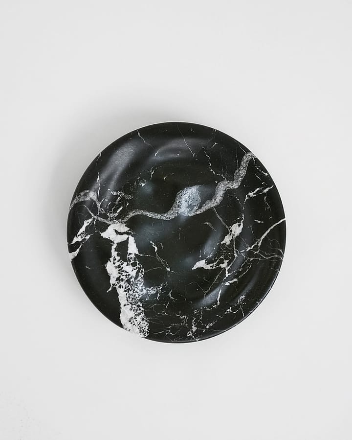 Ripple skål Ø30 cm - Black marble - Hein Studio