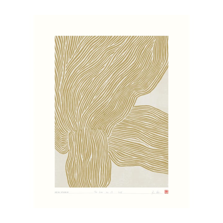 The Line poster 40x50 cm, No. 23 Hein Studio