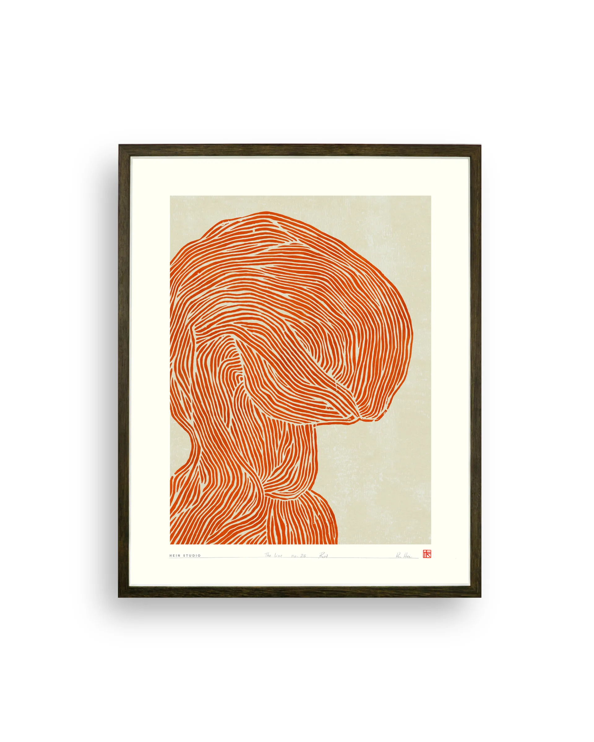 The Line poster 40x50 cm, No. 26 Hein Studio