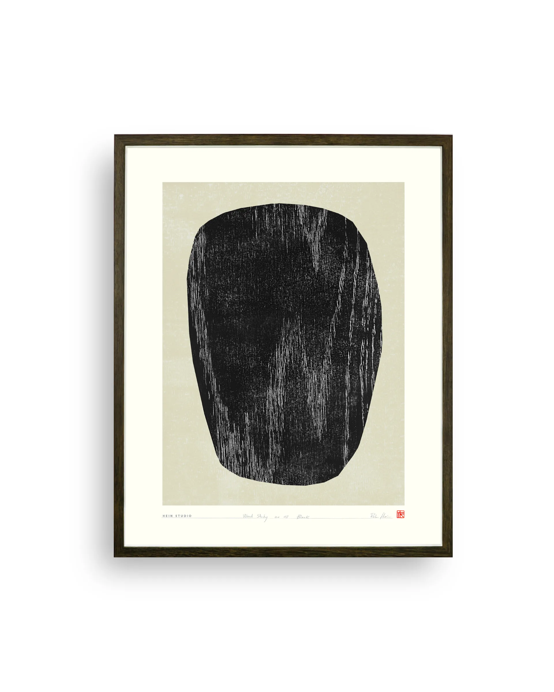 Wood Study poster 40x50 cm, No. 02 Hein Studio
