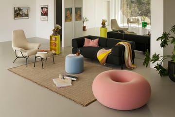 Boa puff Ø114 cm - Cotton candy - Hem