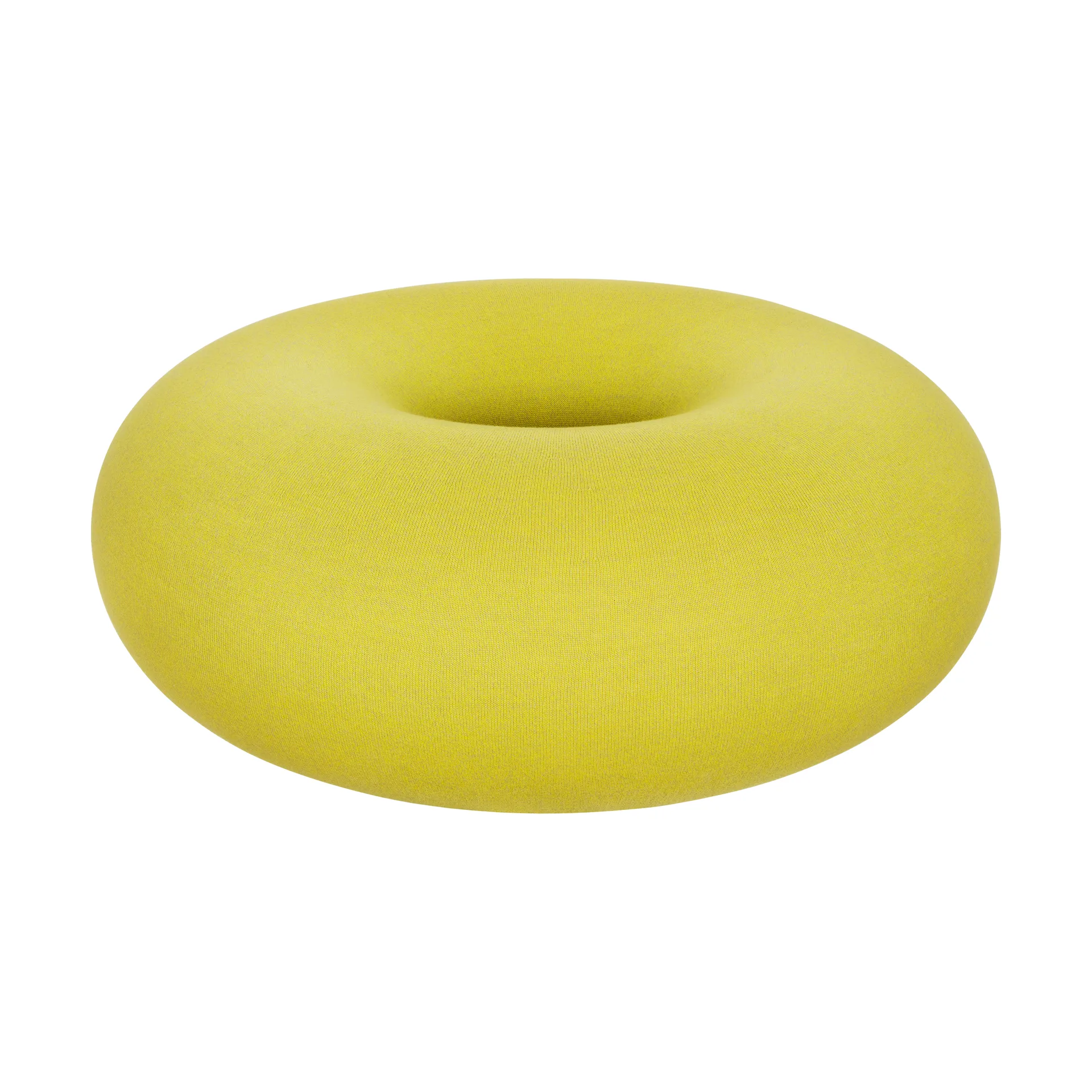 Boa puff Ø114 cm, Sulfur yellow Hem