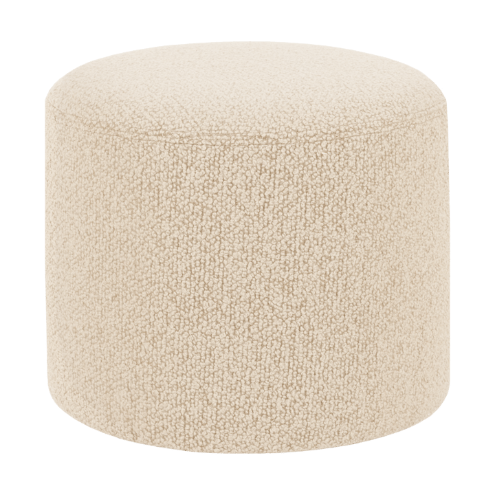 Bon puff Ø50x41 cm - Eggshell - Hem