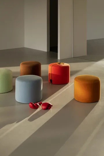 Bon puff Ø50x41 cm - Pebble - Hem