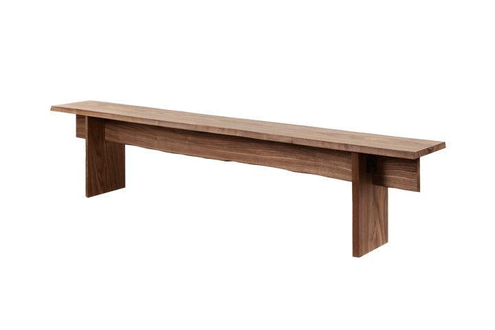 Bookmatch bänk 210 cm, Valnöt Hem