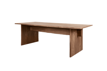 Bookmatch matbord 220 cm - Valnöt - Hem