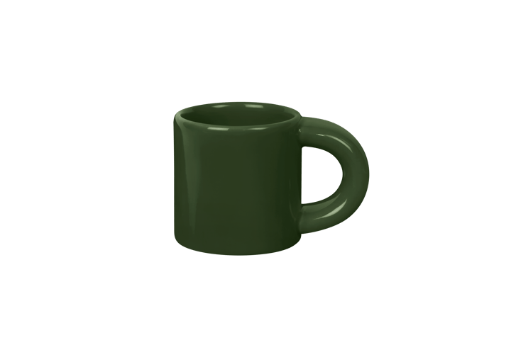 Bronto espressokopp 10 cl 4-pack, Green Hem