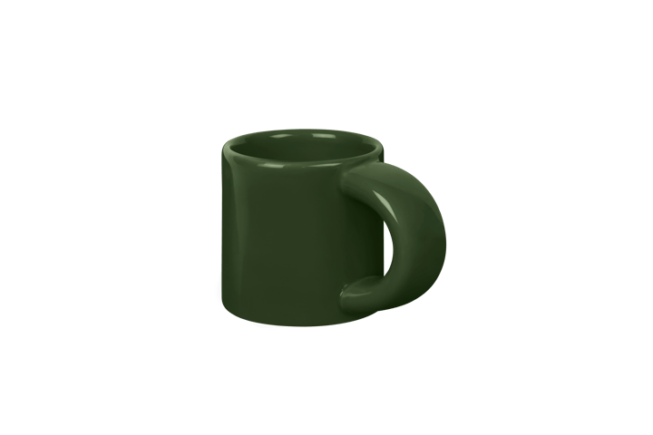 Bronto espressokopp 10 cl 4-pack, Green Hem