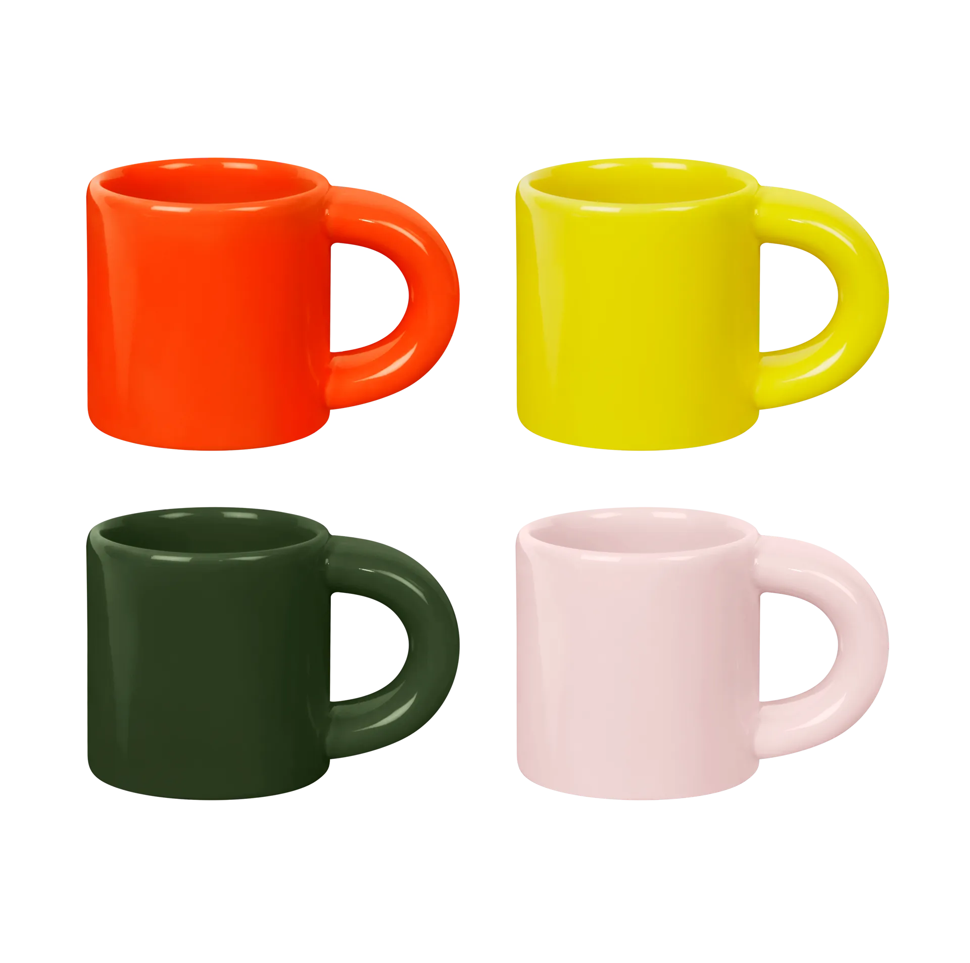 Bronto espressokopp 10 cl 4-pack, Multi Hem