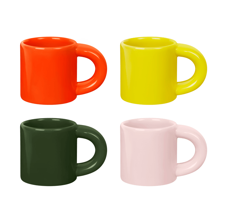 Bronto espressokopp 10 cl 4-pack - Multi - Hem