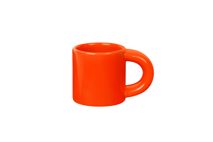 Bronto espressokopp 10 cl 4-pack, Orange Hem