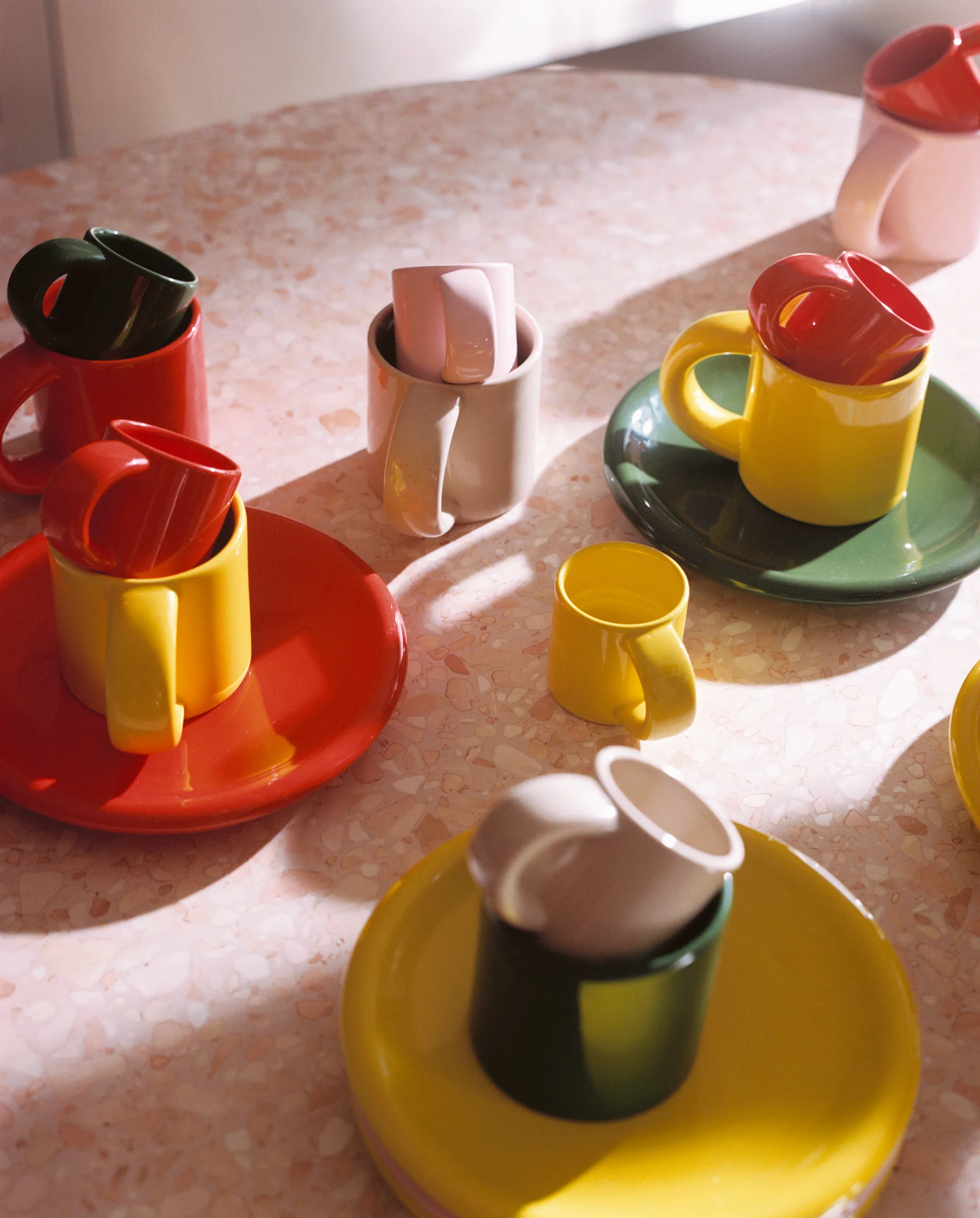 Bronto espressokopp 10 cl 4-pack, Yellow Hem