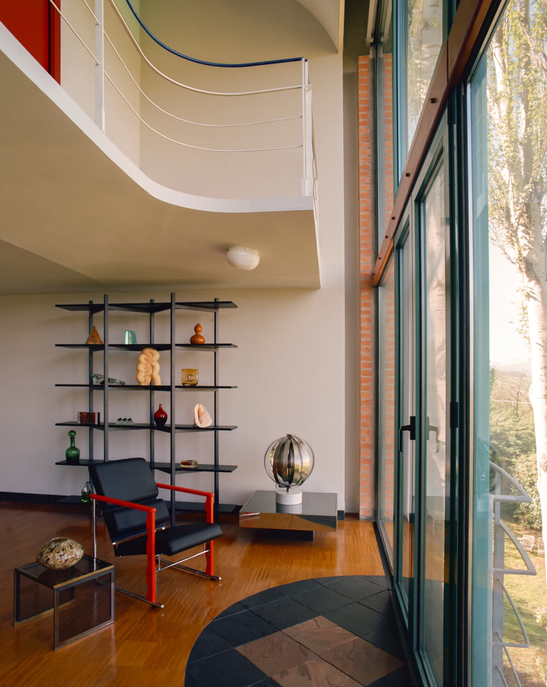 Experiment 501 loungefåtölj, Green-black leather Hem