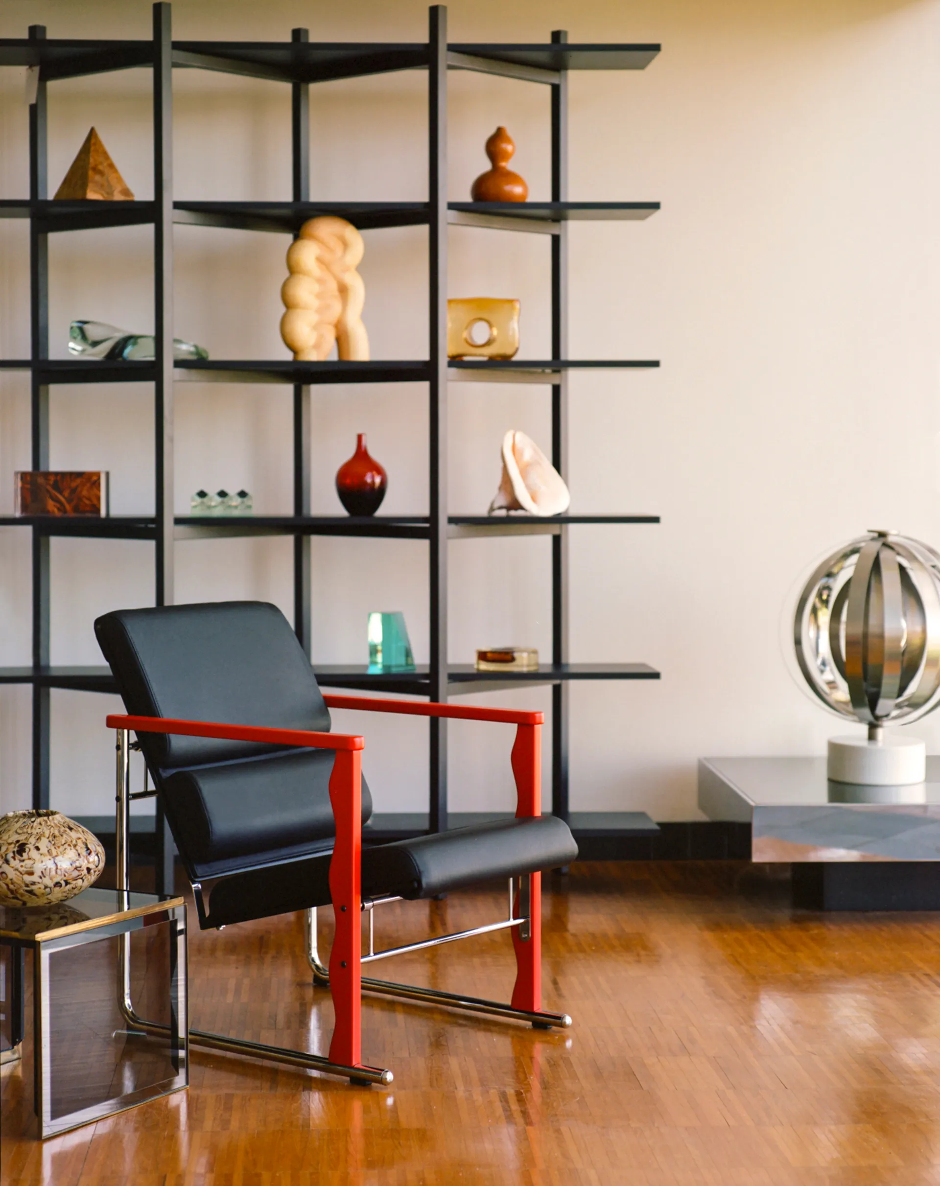 Experiment 501 loungefåtölj, Green-light beige Hem