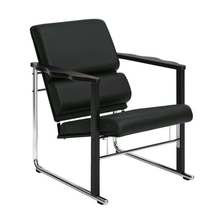 Experiment 502 loungefåtölj - Black-black leather - Hem