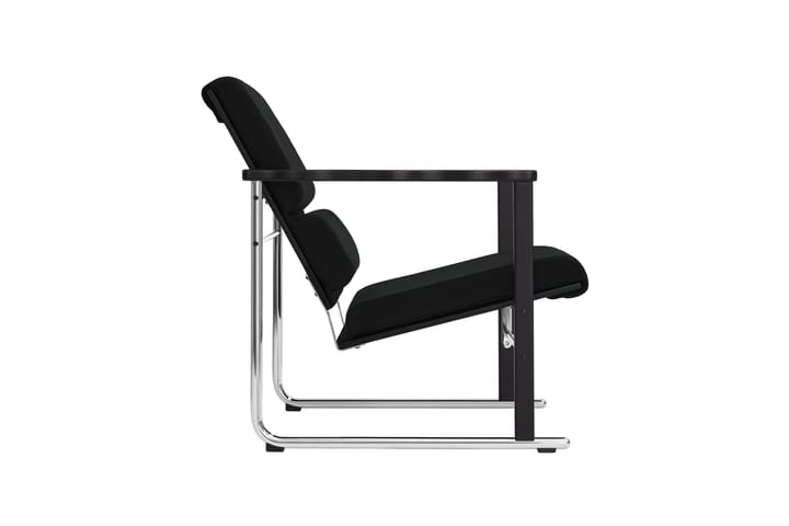 Experiment 502 loungefåtölj, Black-black Hem