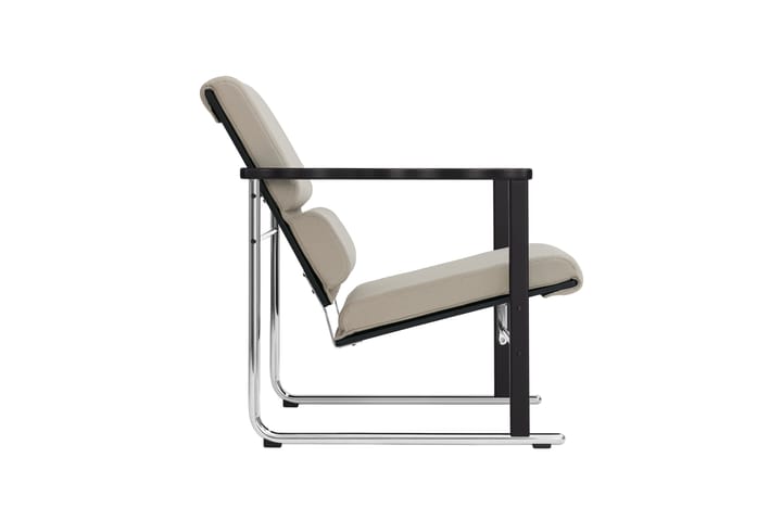 Experiment 502 loungefåtölj, Black-light beige Hem