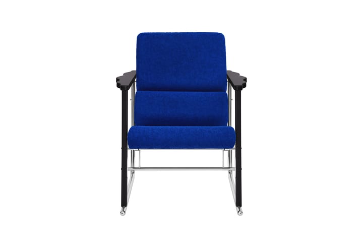 Experiment 502 loungefåtölj, Black-ultramarine Hem