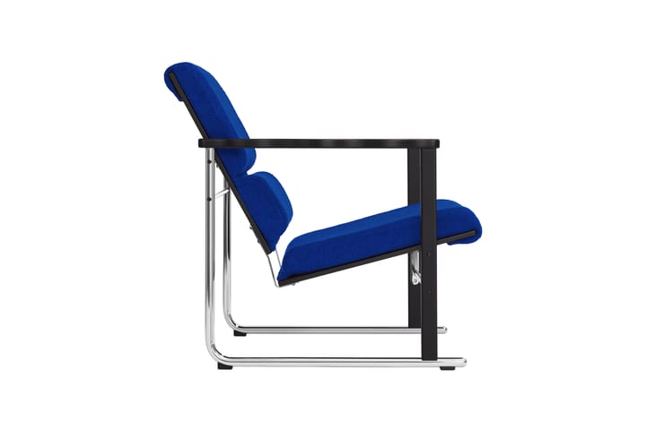 Experiment 502 loungefåtölj, Black-ultramarine Hem
