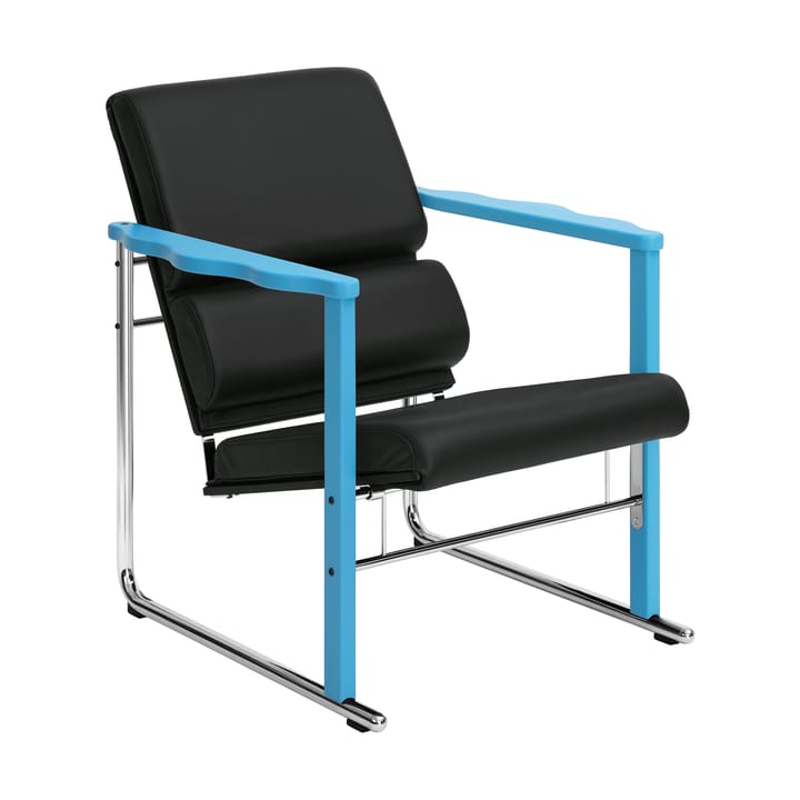Experiment 502 loungefåtölj - Blue-black leather - Hem