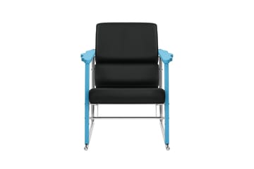Experiment 502 loungefåtölj - Blue-black leather - Hem