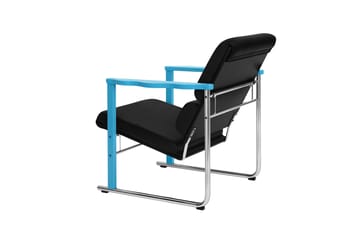 Experiment 502 loungefåtölj - Blue-black leather - Hem