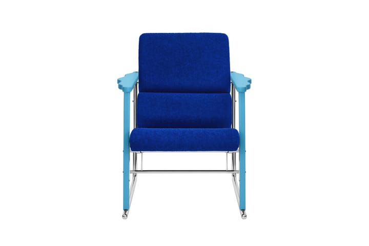 Experiment 502 loungefåtölj, Blue-ultramarine Hem