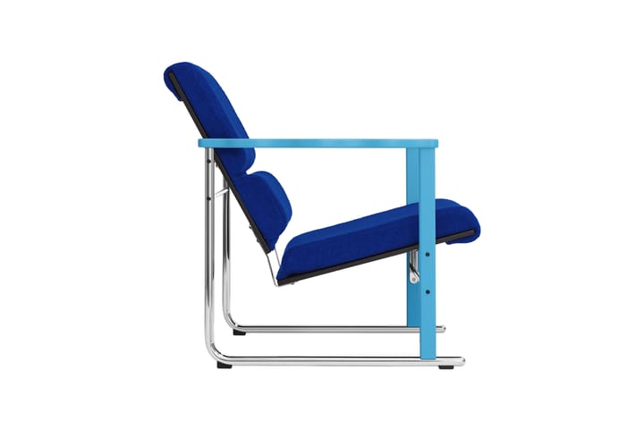 Experiment 502 loungefåtölj, Blue-ultramarine Hem