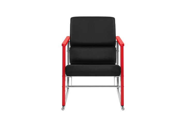 Experiment 503 loungefåtölj, Red-black leather Hem