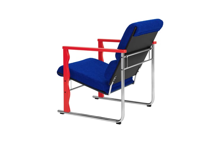 Experiment 503 loungefåtölj, Red-ultramarine Hem