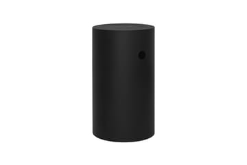 Hide piedestal Ø38x68 cm - Jet black textured - Hem