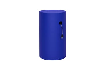 Hide piedestal Ø38x68 cm - Ultramarine blue textured - Hem