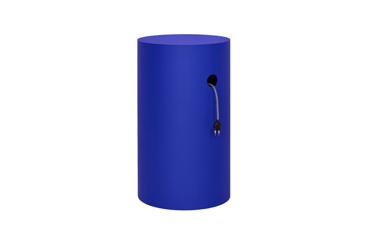 Hide piedestal Ø38x68 cm, Ultramarine blue textured Hem