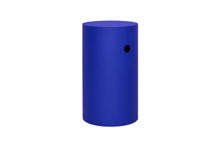 Hide piedestal Ø38x68 cm, Ultramarine blue textured Hem