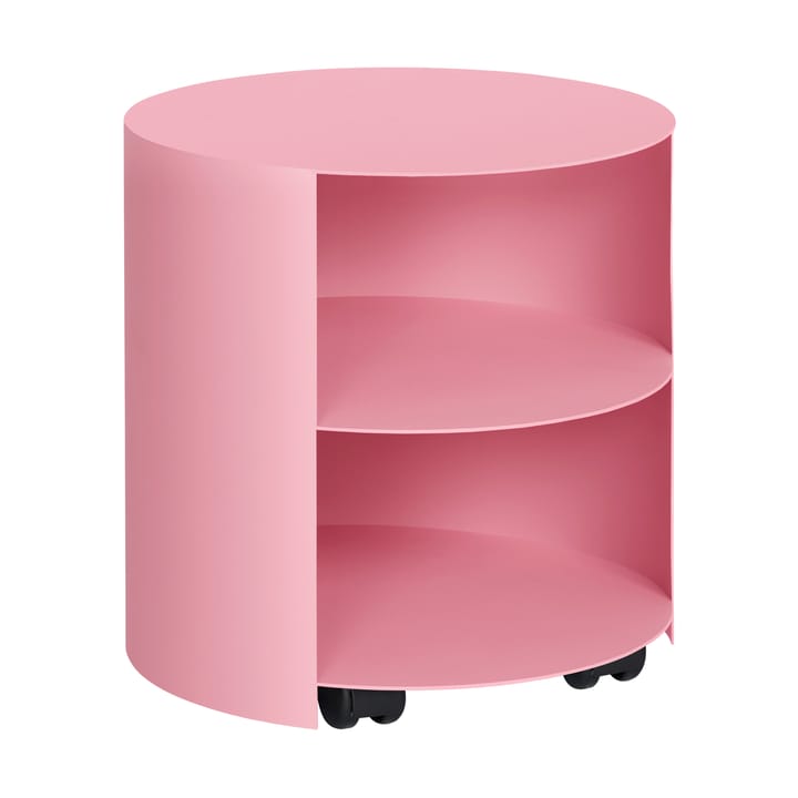 Hide sidobord Ø38x41 cm - Light pink textured - Hem