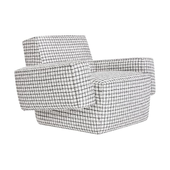 Hunk loungefåtölj - Checkered black/white - Hem