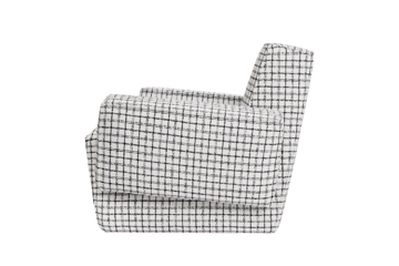 Hunk loungefåtölj - Checkered black/white - Hem
