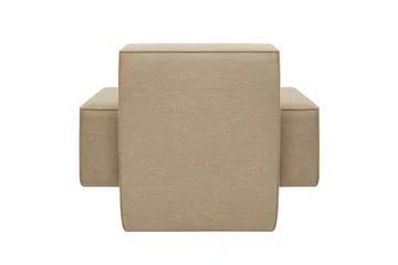 Hunk loungefåtölj med armstöd - Beige - Hem