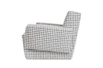 Hunk loungefåtölj med armstöd - Checkered black/white - Hem