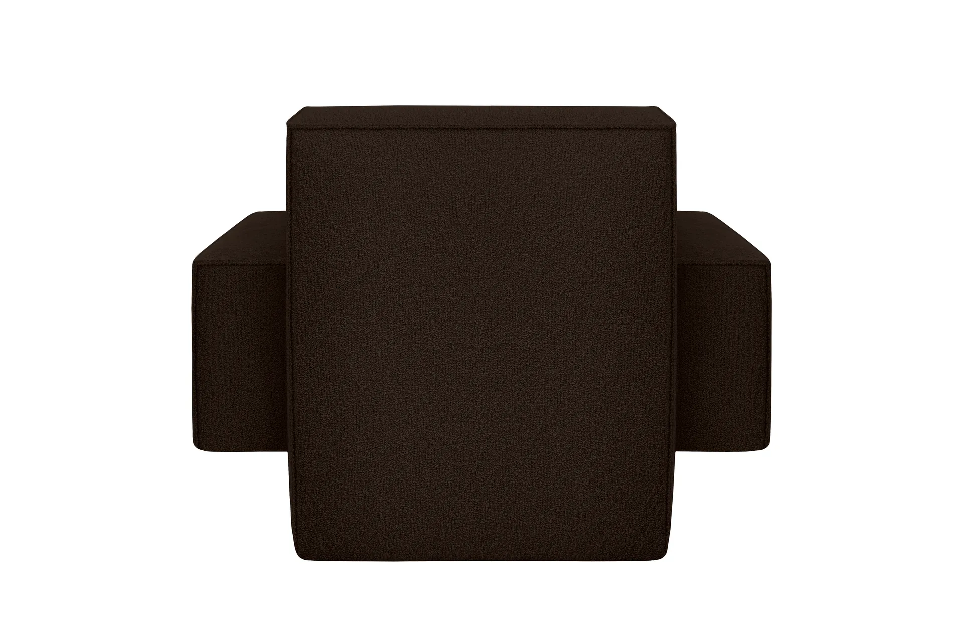 Hunk loungefåtölj med armstöd, Chocolate Hem