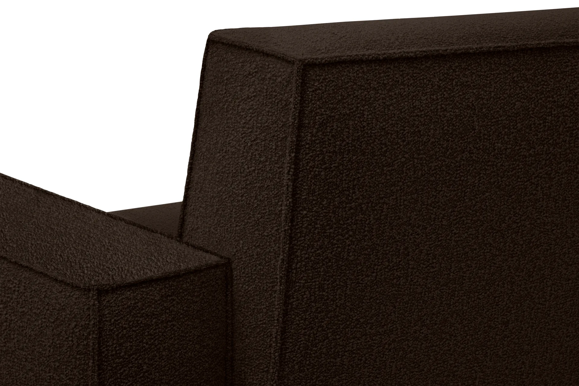 Hunk loungefåtölj med armstöd, Chocolate Hem