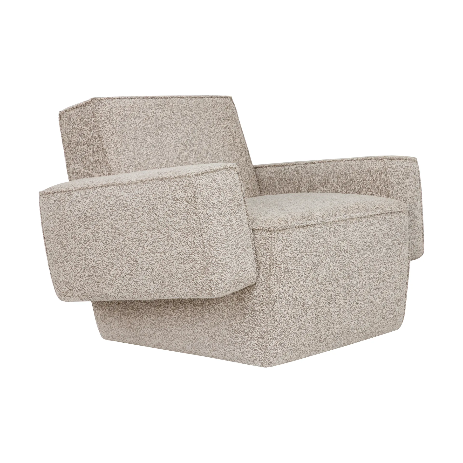 Hunk loungefåtölj med armstöd, Swan Hem