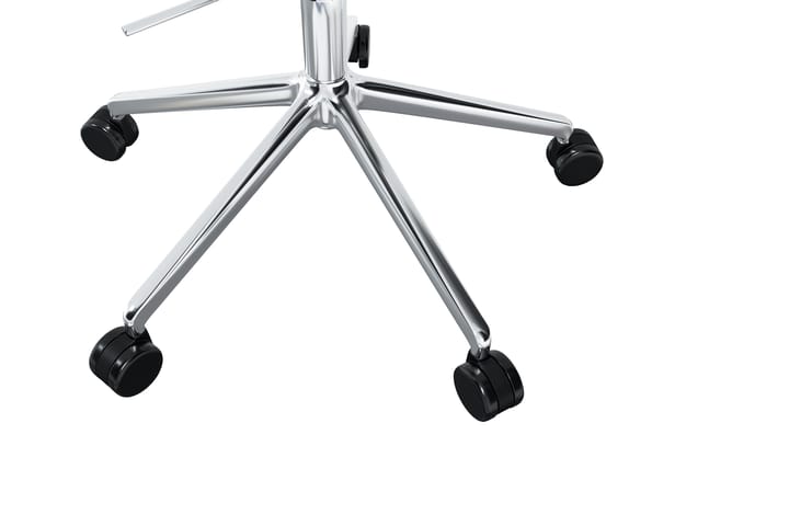 Kendo Swivel kontorsstol med 5 hjul, Icicle-polished aluminium Hem
