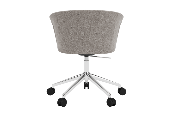 Kendo Swivel kontorsstol med 5 hjul, Porcelain-polished aluminium Hem