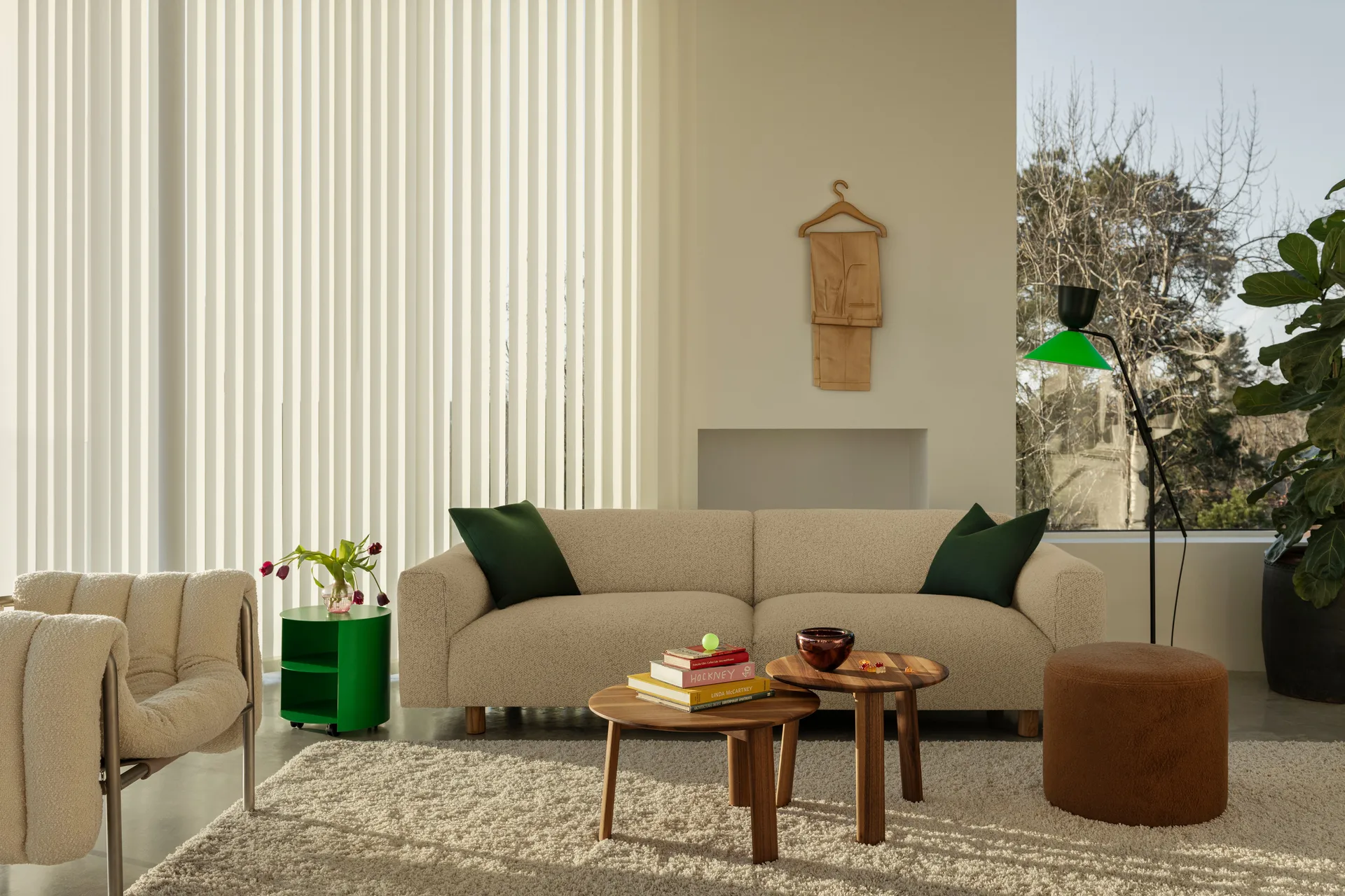 Koti 2-sits soffa 200 cm, Eggshell Hem